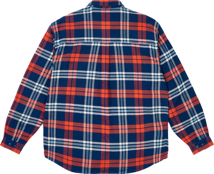 Palace Check Shirt Burnt Orange