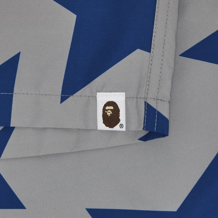 BAPE Sta Pattern Beach Shorts GreyBlue