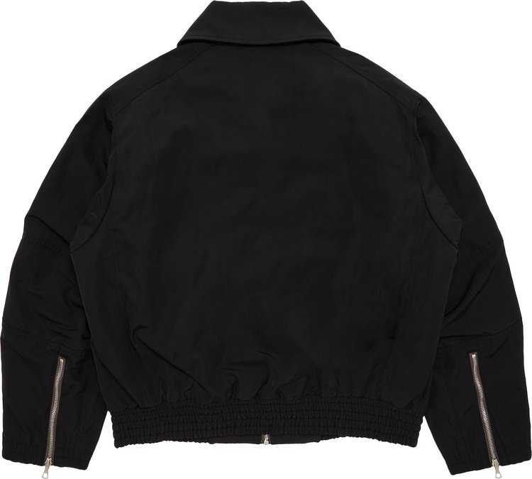 Dries Van Noten Loose Fit Cocoon Body Pocket Blouson Black