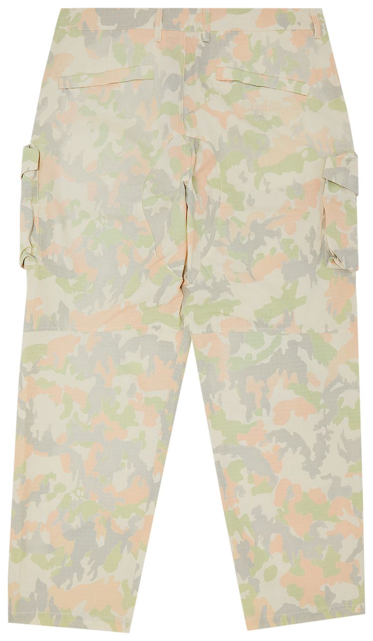 Supreme x Stone Island Reactive Ice Camo Ripstop Cargo Pant Tan