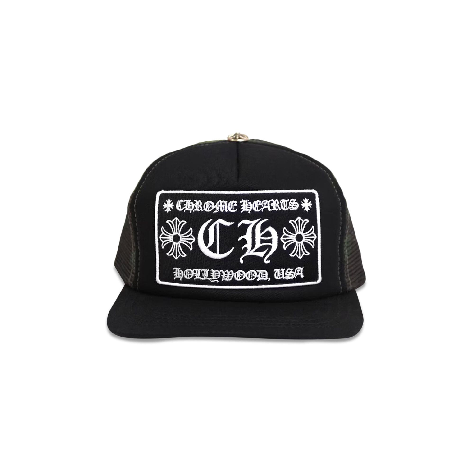 Buy Chrome Hearts CH Hollywood Trucker Hat 'Black/Camo' - 1383