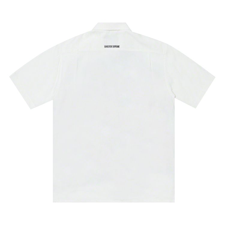 Supreme x Jean Paul Gaultier Flower Power Rayon Shirt White