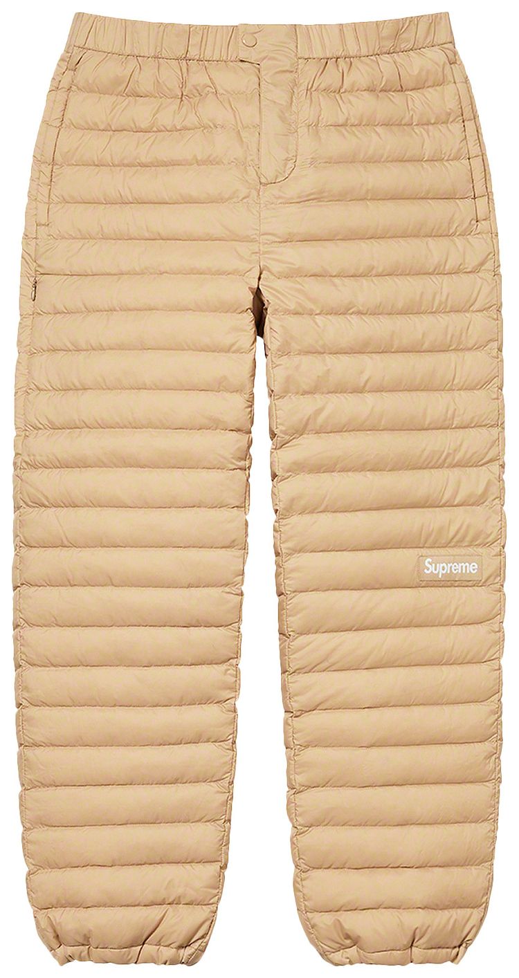 Supreme Micro Down Pant Tan