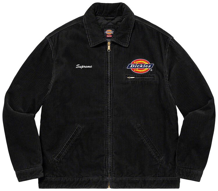 Supreme x Dickies Corduroy Work Jacket Black