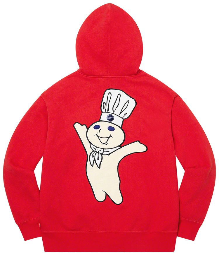 Supreme Doughboy Zip Up Hooded Sweatshirt Red