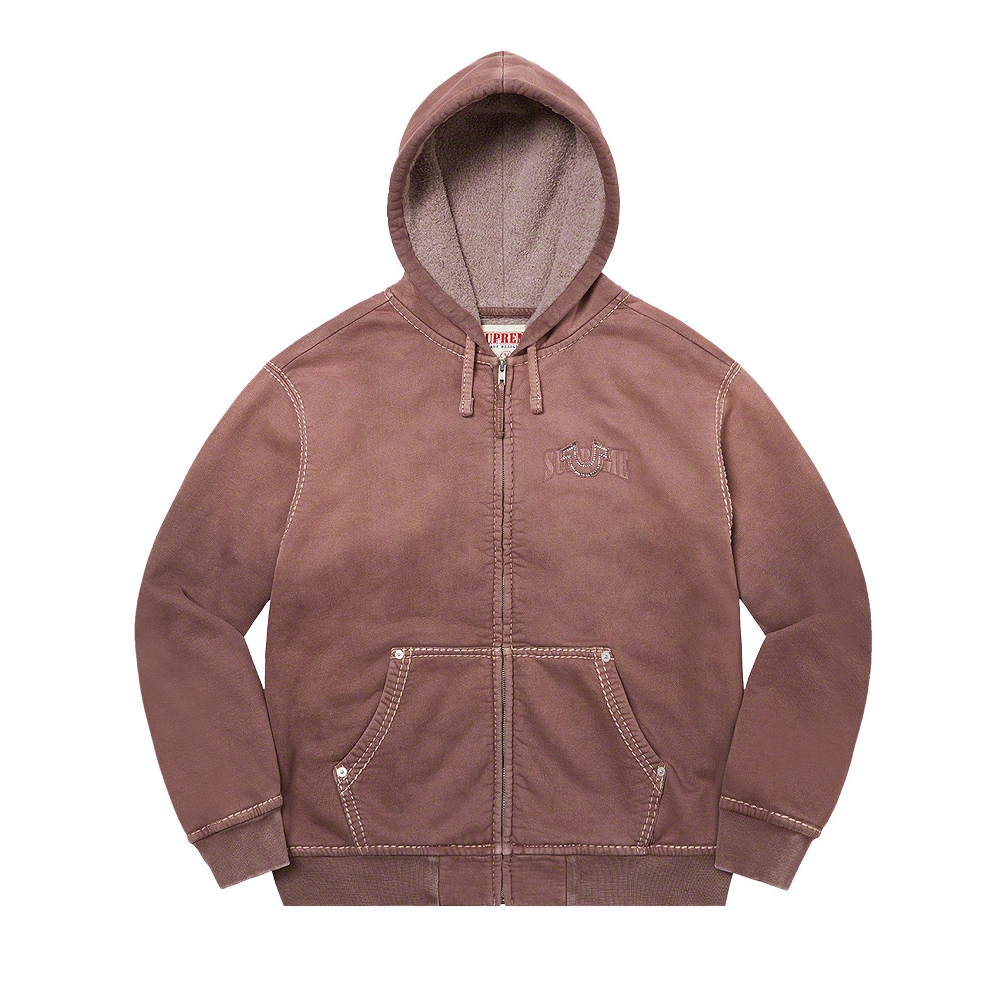 Brown true religion hoodie new arrivals