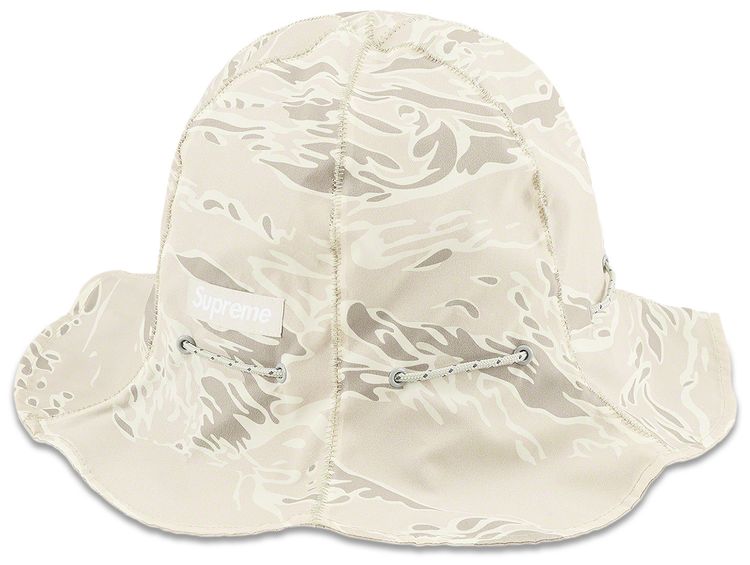Supreme Tiger Camo Reflective Tulip Hat White