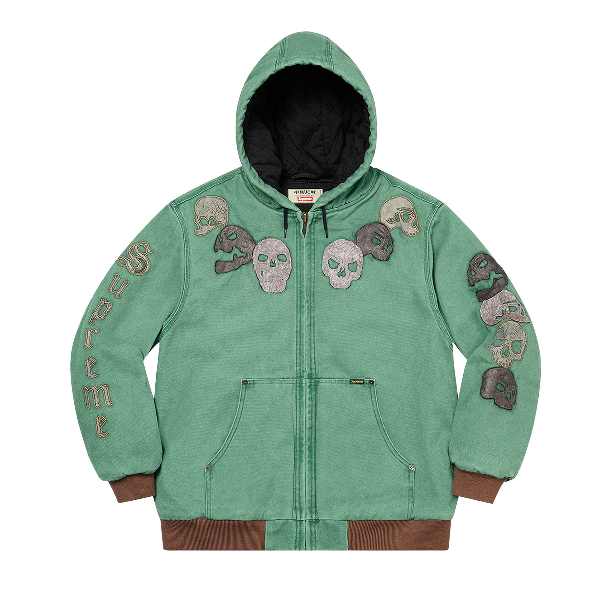 Buy Supreme x The Great China Wall Hooded Work Jacket 'Washed