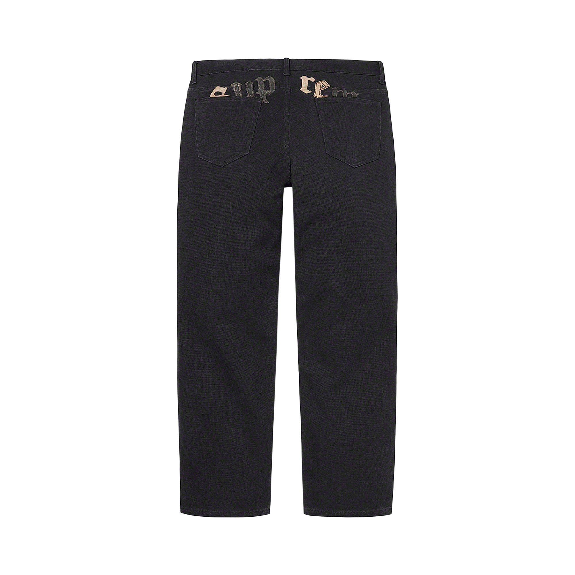 Buy Supreme x The Great China Wall Canvas 5-Pocket Jean