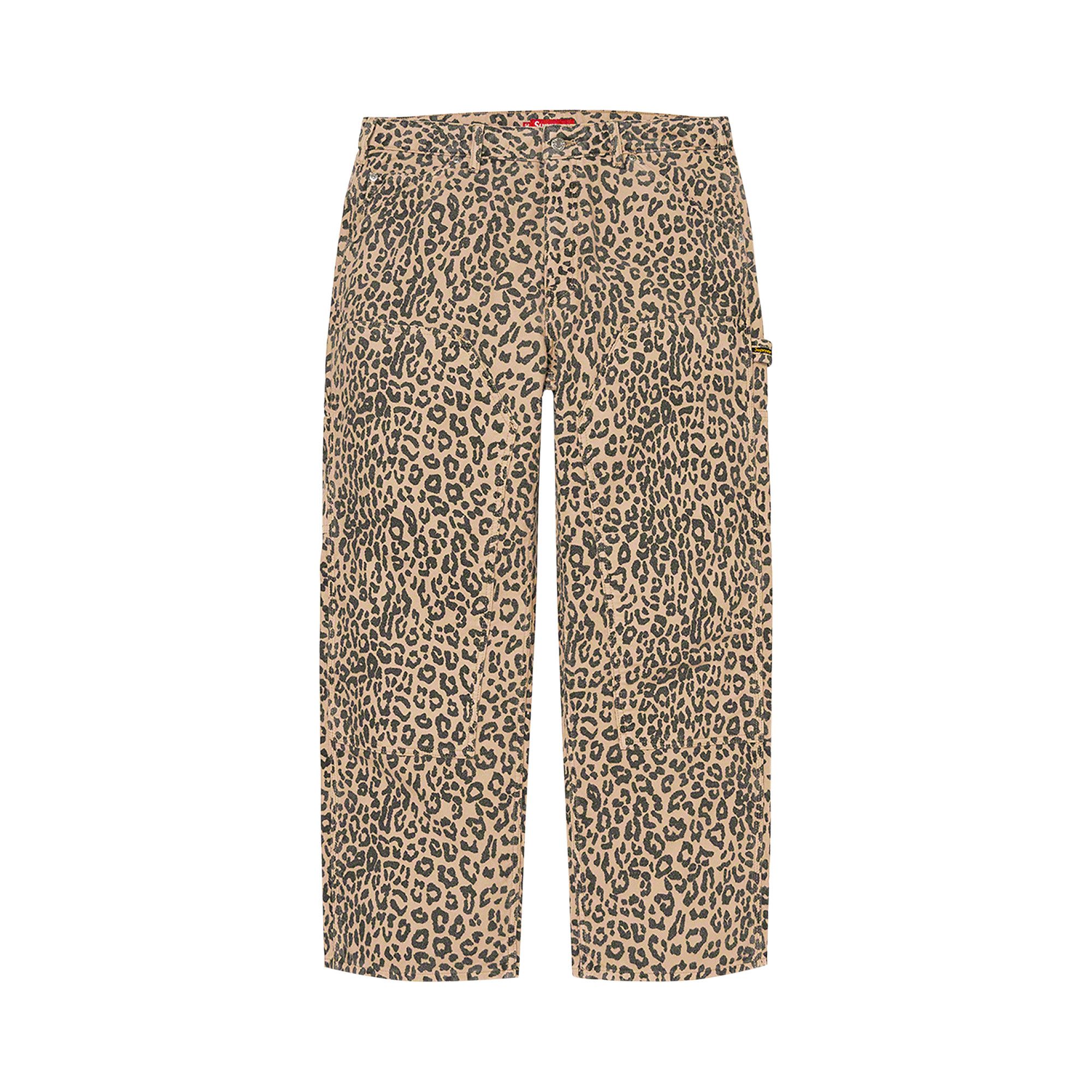 Buy Supreme Moleskin Double Knee Painter Pant 'Leopard' - FW22P44