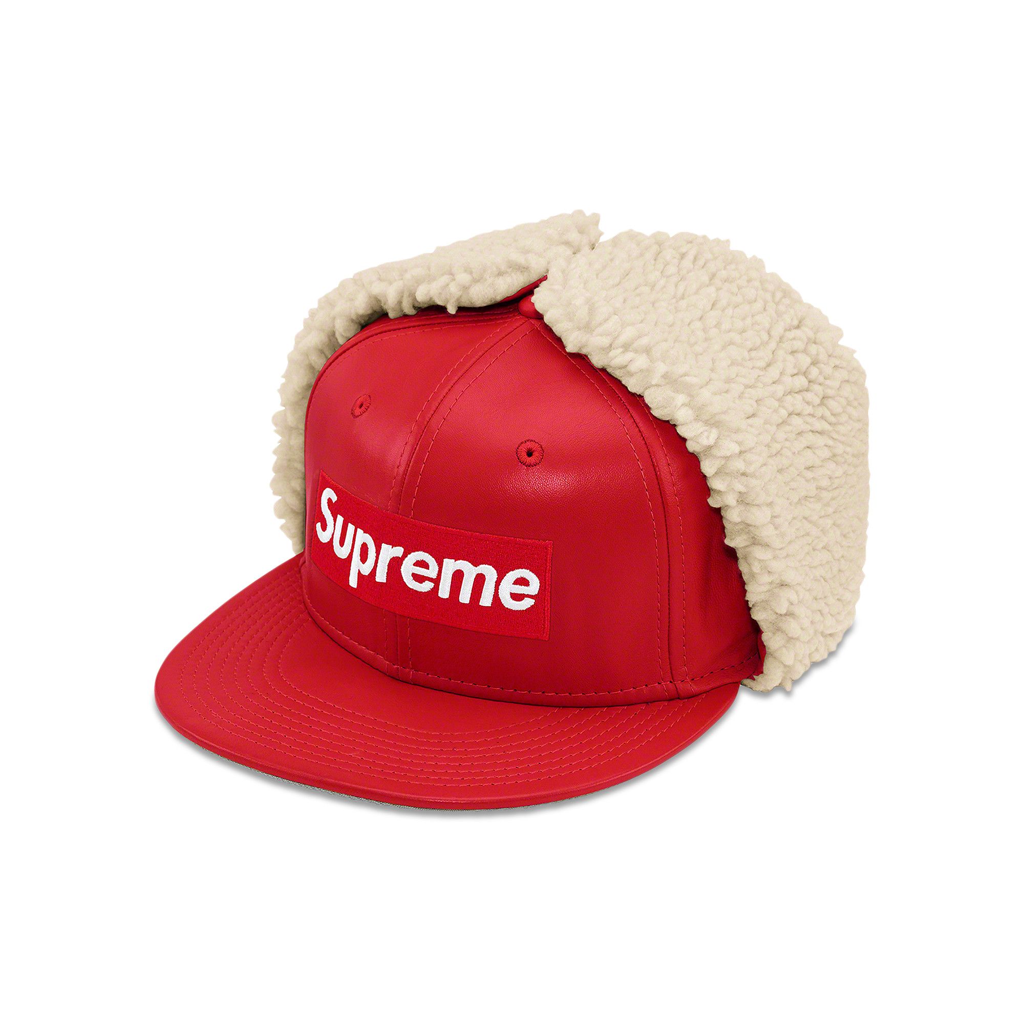8/63.5cm】 Supreme NEW ERA Ear Flap Box Logo Cap Blue シュプリーム ニューエラ イヤーフラップ  ボックス ロゴ キャップ 帽子 T858｜ファッション