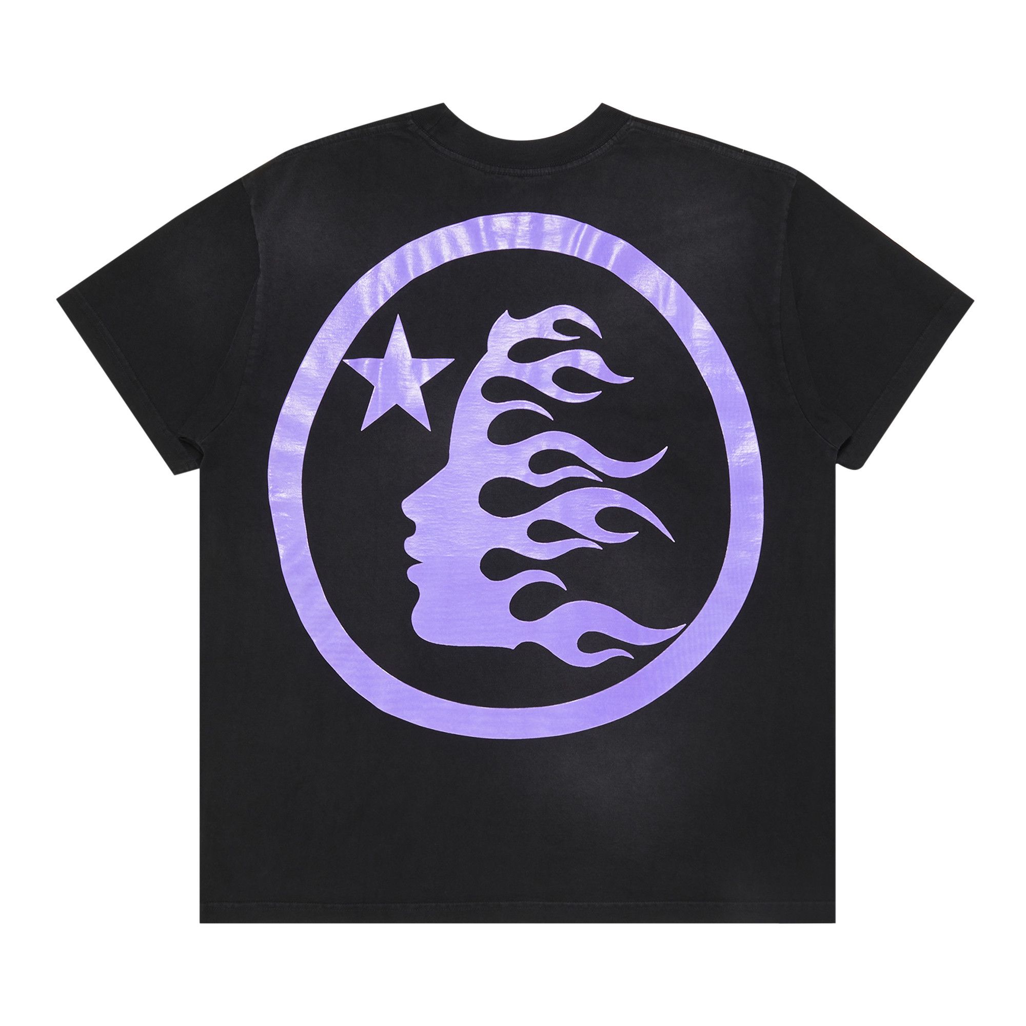 Buy Hellstar Classic Tee 'Black/Purple' - 9357 1SS240103CT
