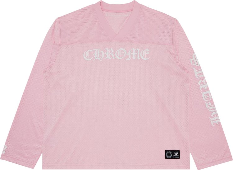 Chrome Hearts Love You Mesh Warm Up Jersey Pink