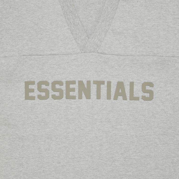 Fear of God Essentials Heavy Jersey Football Tee Light Heather Grey