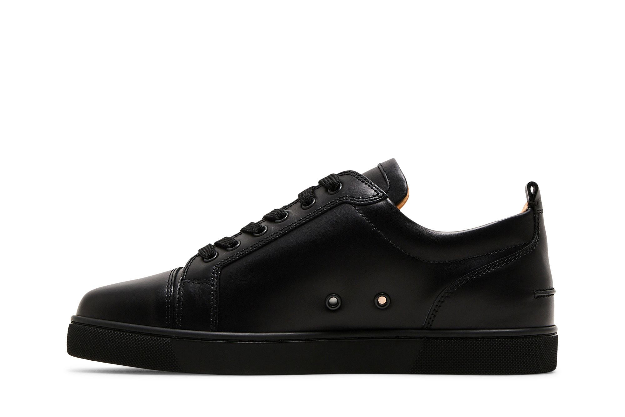 Size 11.0 Christian Louboutin Louis Junior Flat Low Black