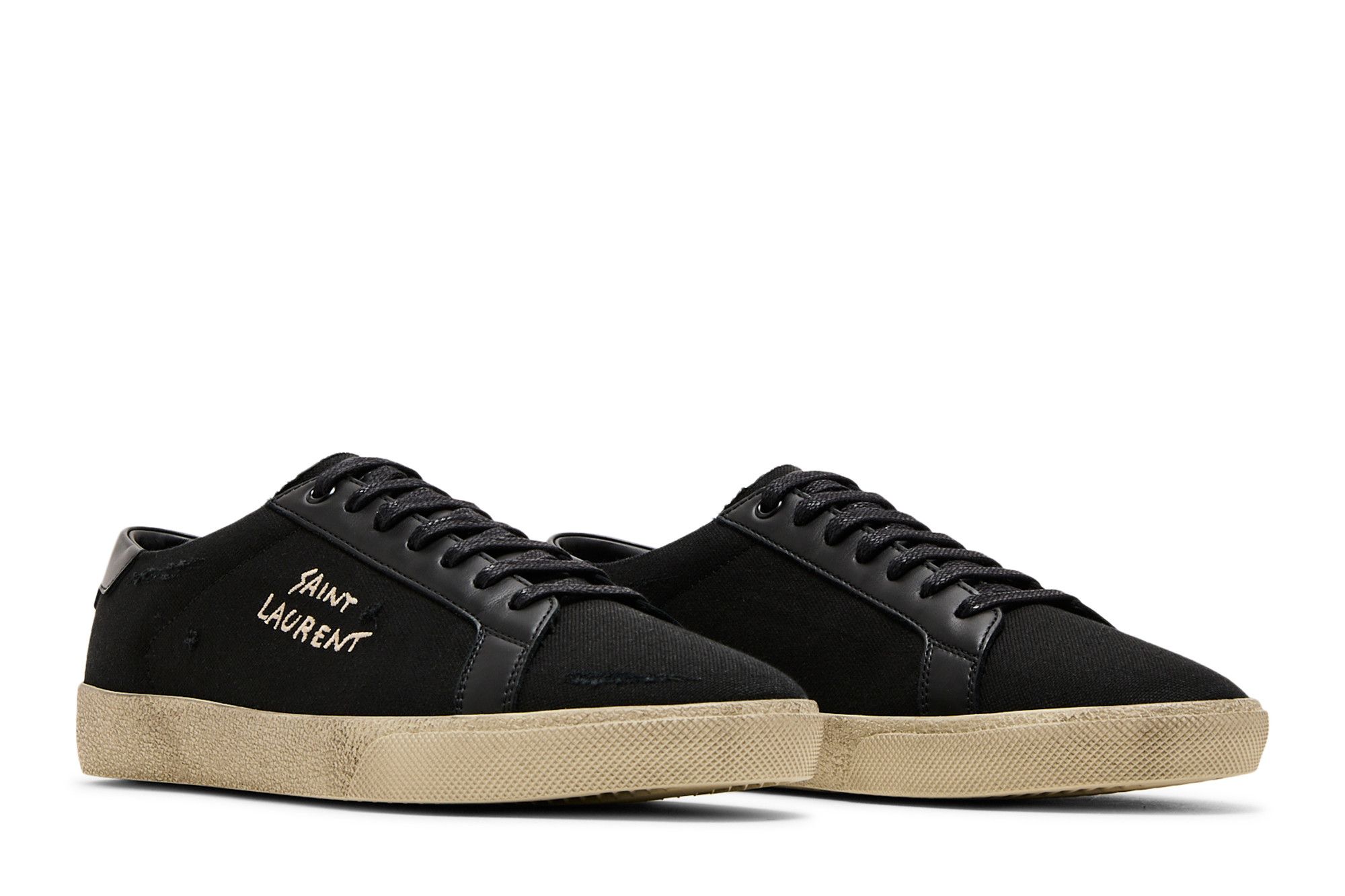 Buy Saint Laurent Court Classic SL-06 'Black' - 611106 GUP50