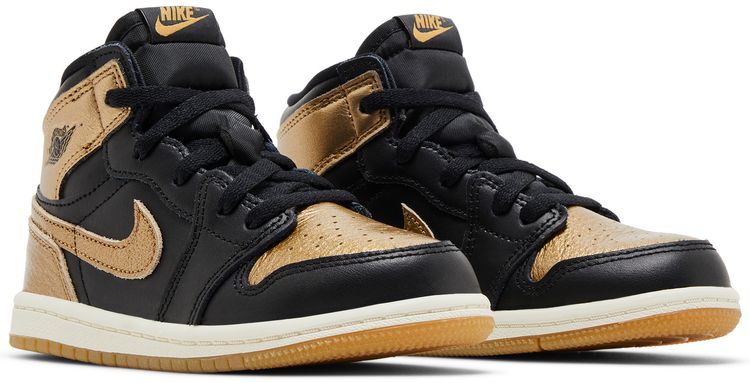 Air Jordan 1 Retro High OG TD Black Gold