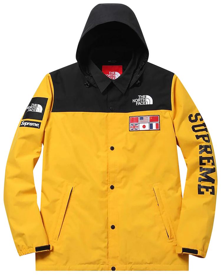 Supreme x The North Face Expedition Coaches Jacket Yellow
