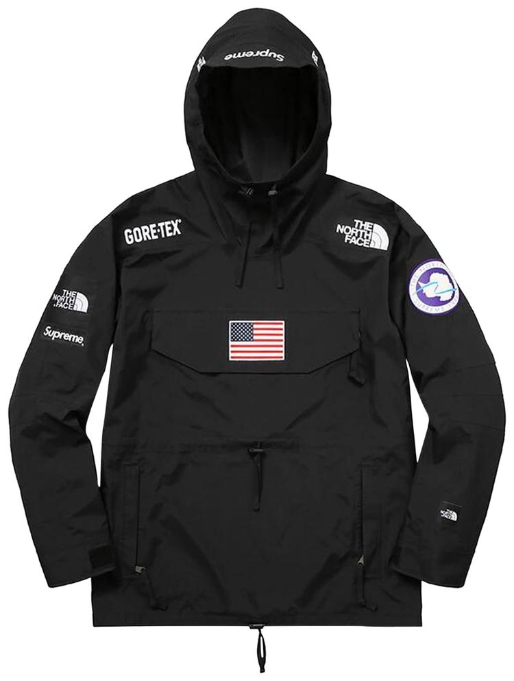 Supreme x The North Face Trans Antarctica Expedition Pullover Jacket Black