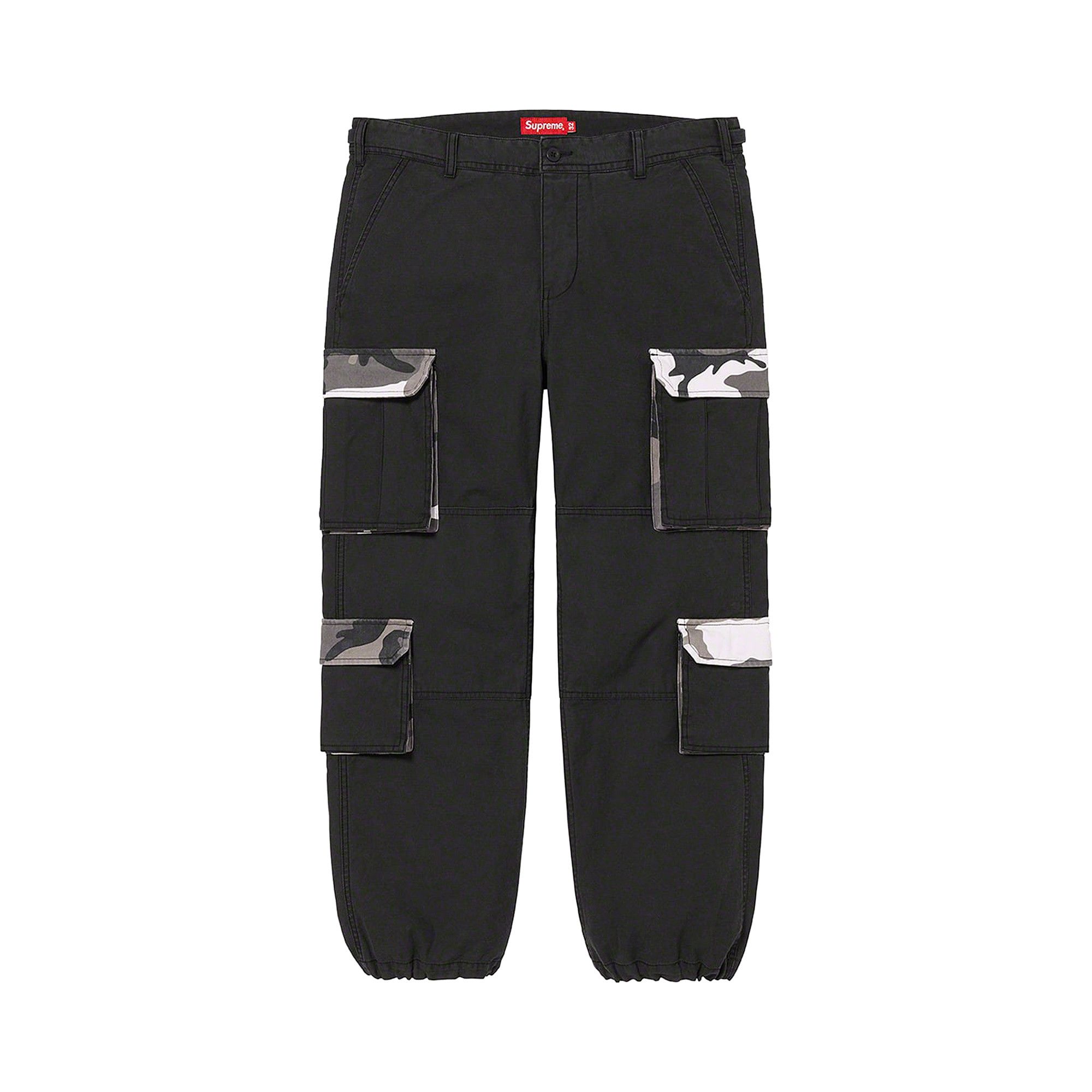 パンツ Supreme Cargo Pants Black 30 Supreme Patchwork Cargo Pant 