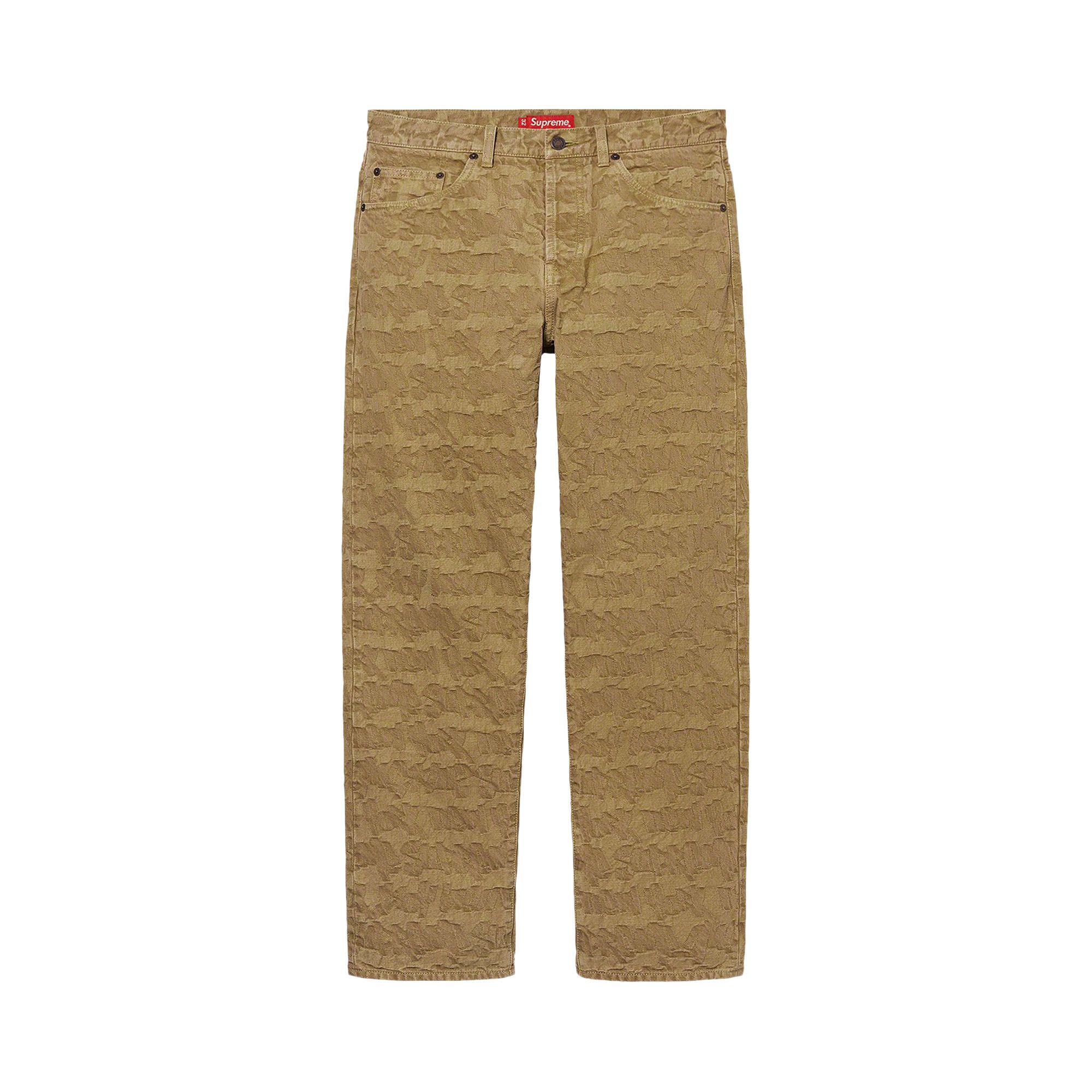 Supreme Fat Tip Jacquard Regular Jean 【公式通販】