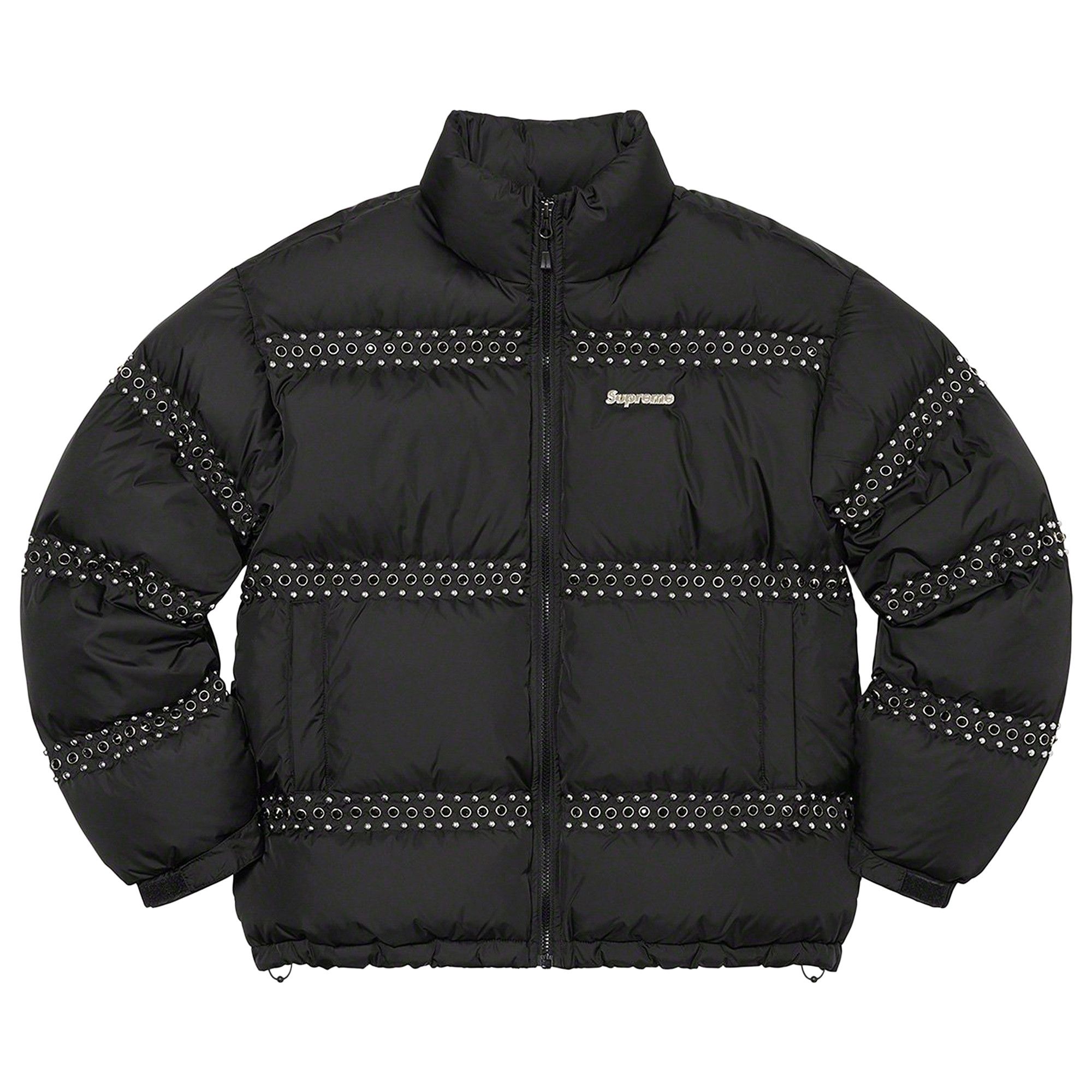 Size xl Supreme x B.B. Simon Studded Puffer Jacket 'Black'
