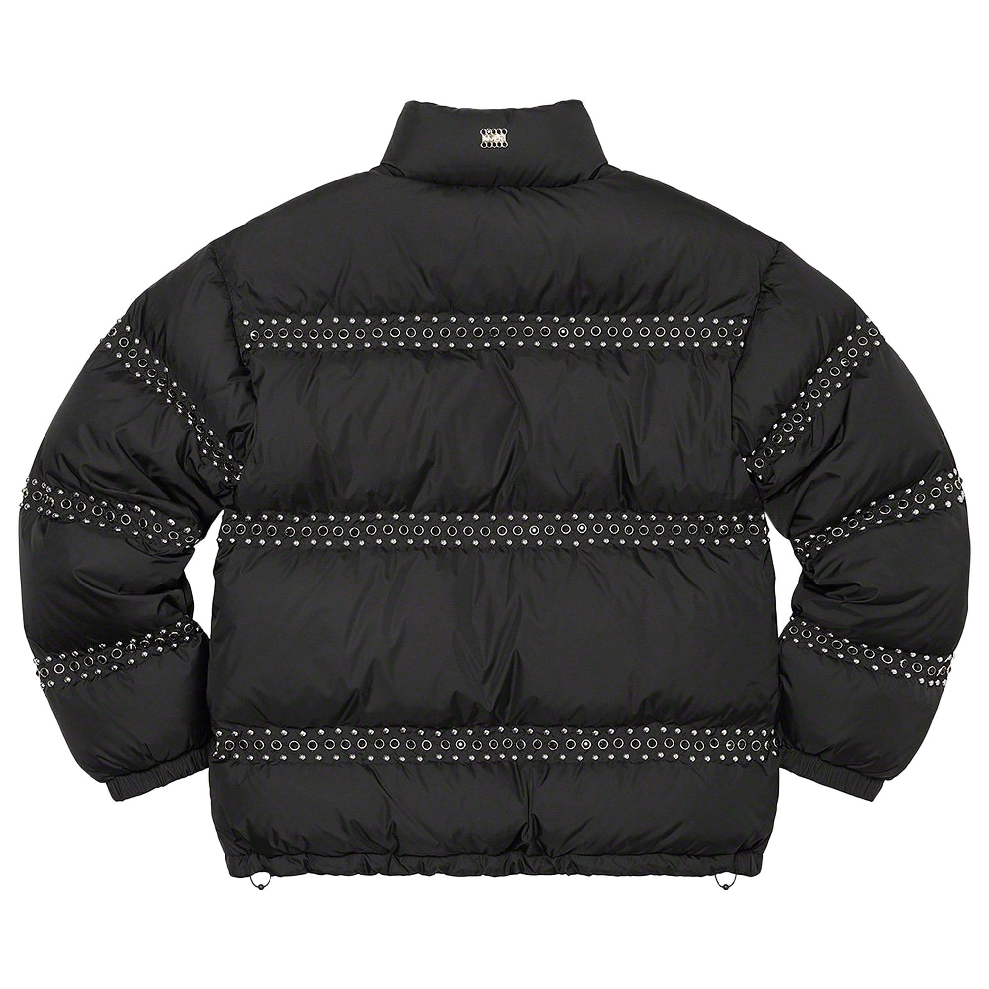 Supreme tape puffy jacket sales