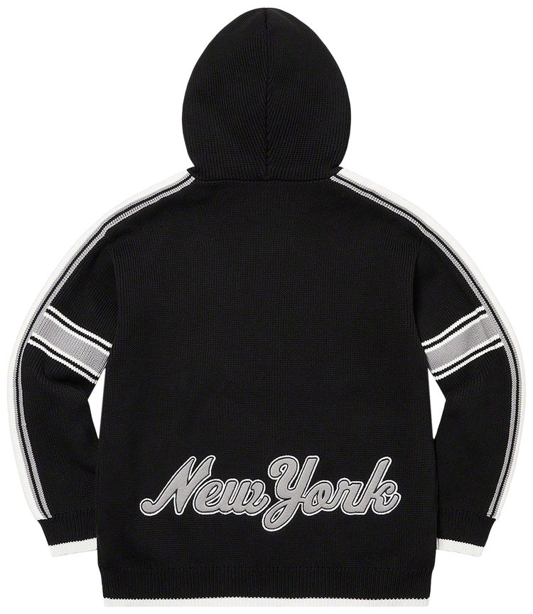 Supreme Sport Zip Up Hooded Sweater Black