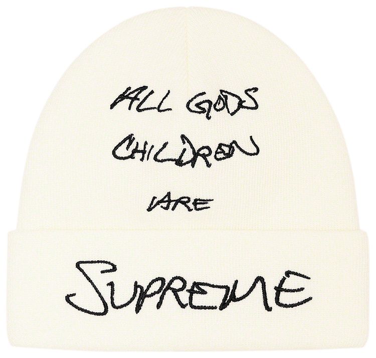 Supreme Gods Children Beanie Natural