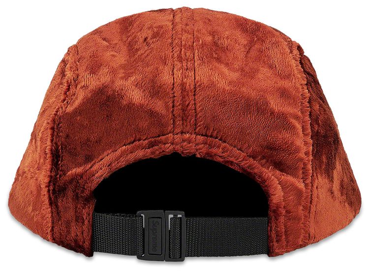 Supreme Crushed Velvet Camp Cap Rust