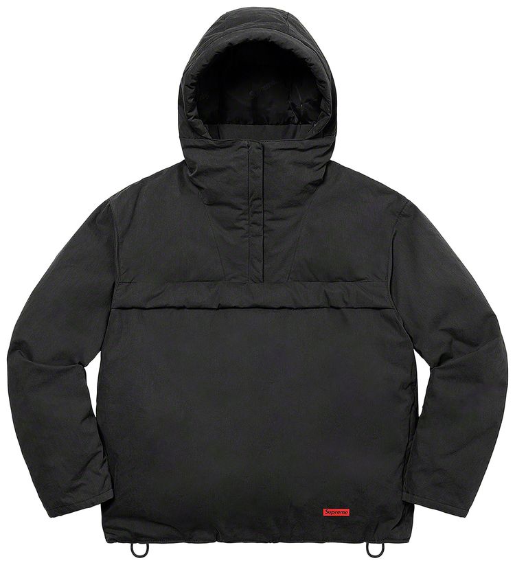 Supreme Hooded Down Pullover Black