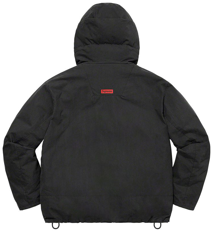 Supreme Hooded Down Pullover Black