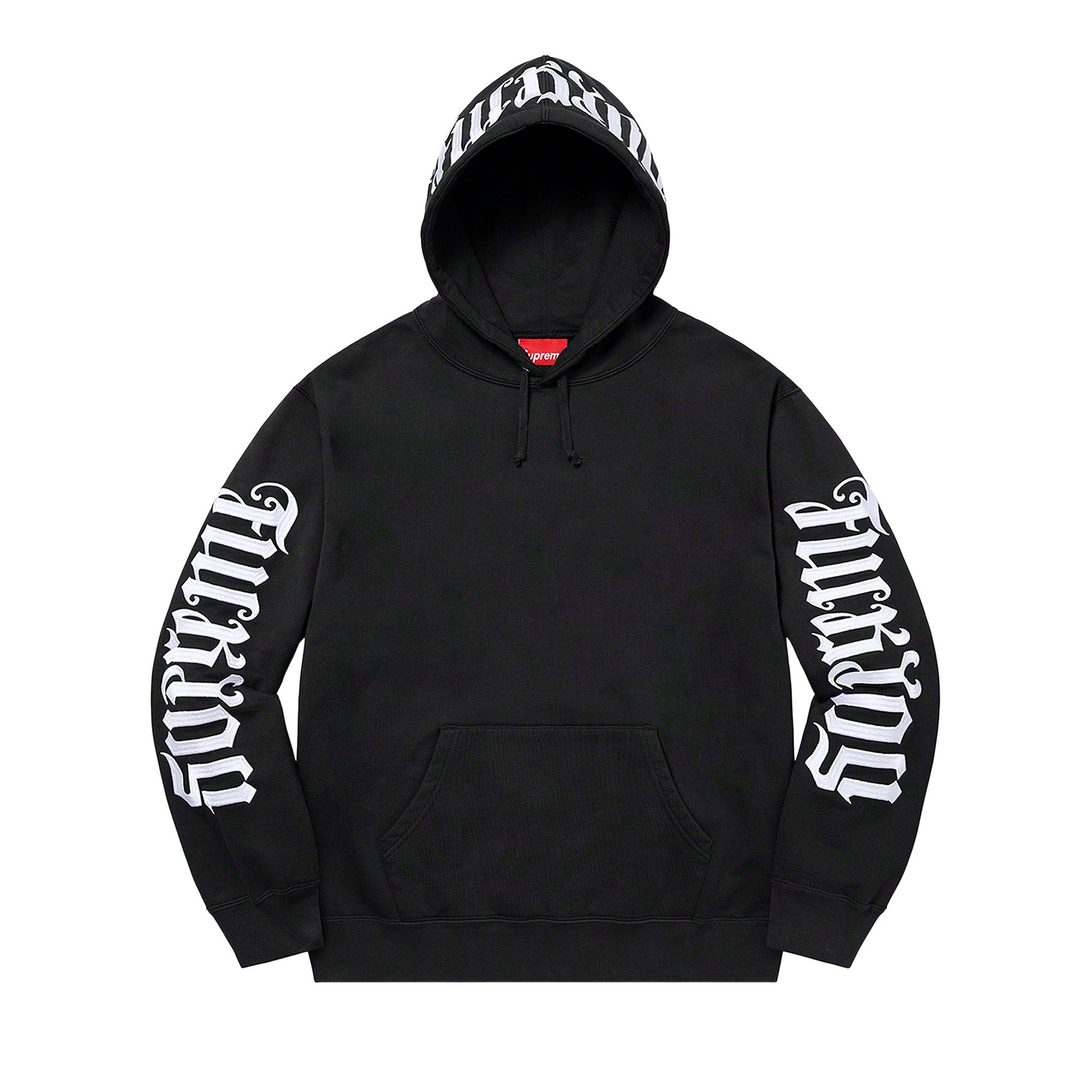 Buy Supreme Ambigram Hooded Sweatshirt 'Black' - SS22SW44 BLACK | GOAT