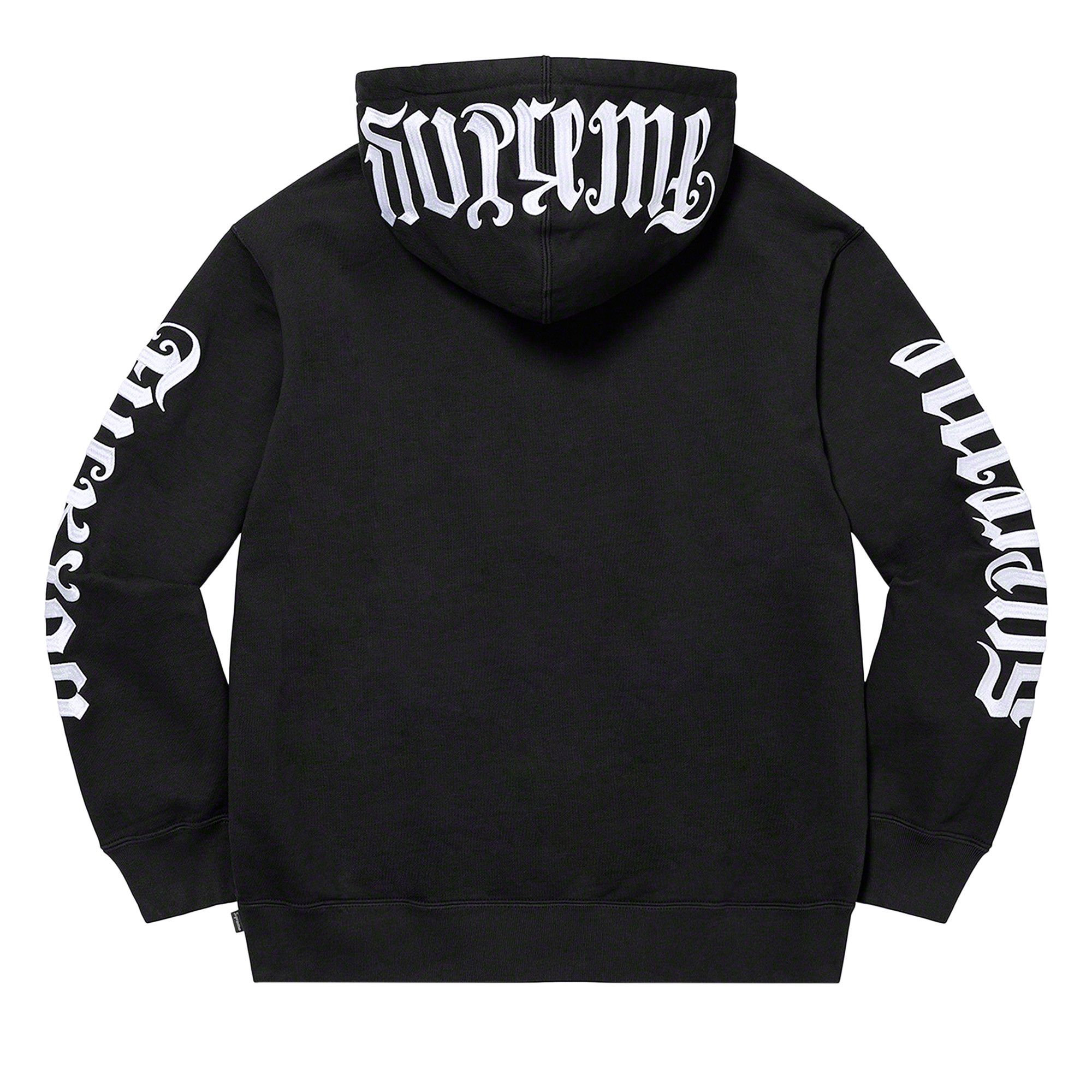 Size xl Supreme Ambigram Hooded Sweatshirt 'Black'