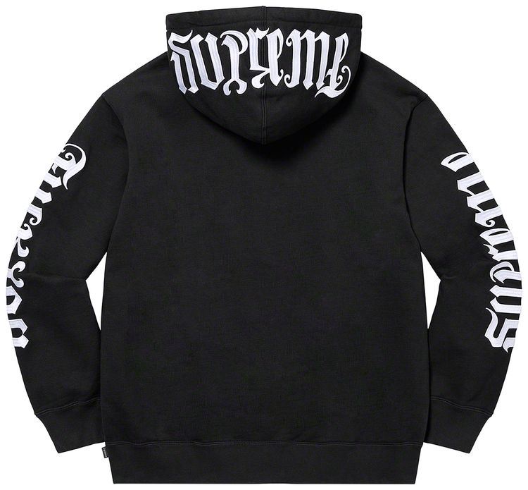 Supreme Ambigram Hooded Sweatshirt Black
