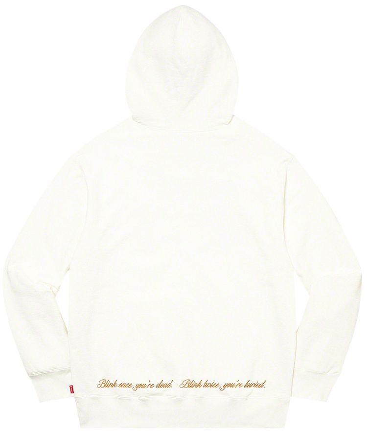 Supreme Aeon Flux Zip Up Hooded Sweatshirt White