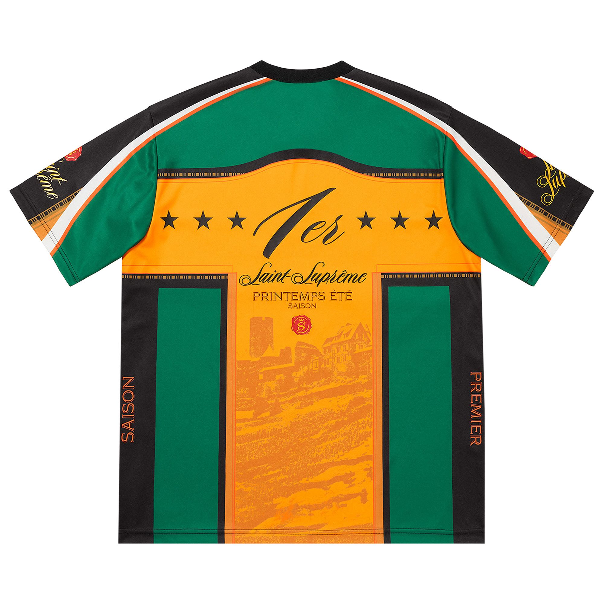 ウェア Supreme soccer Jersey Supreme Jacquard Soccer Jersey Black Men's - US