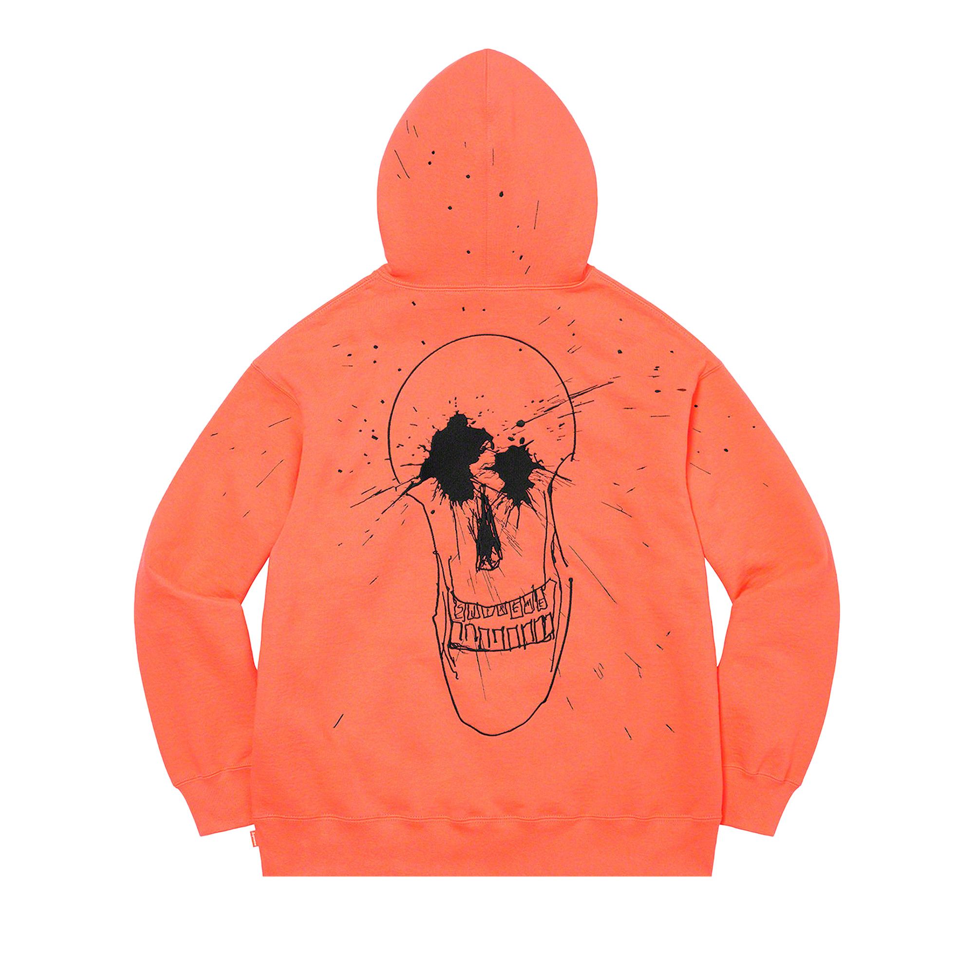 Buy Supreme Ralph Steadman Skull Hooded Sweatshirt 'Apricot
