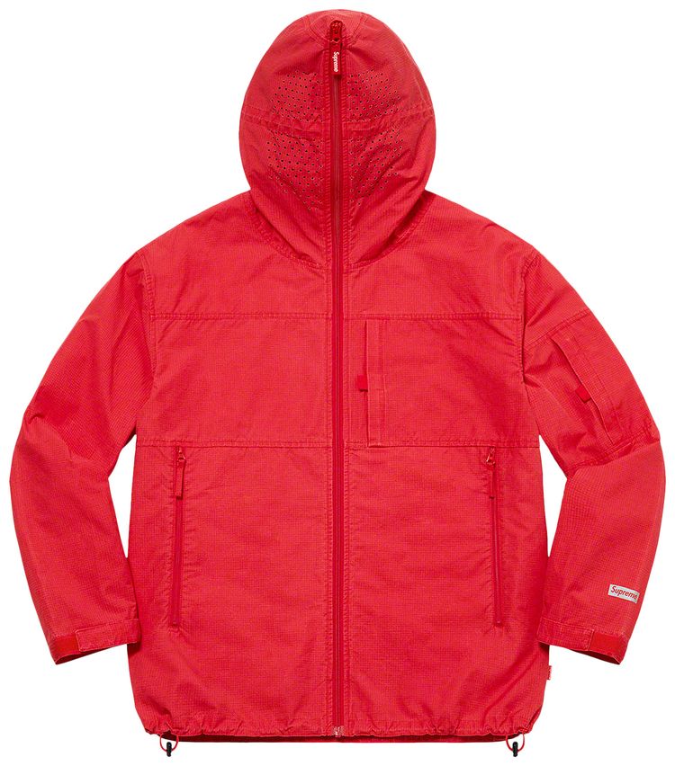 Supreme Full Zip Facemask Jacket Red