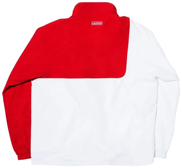 Supreme x Lacoste Track Jacket Red