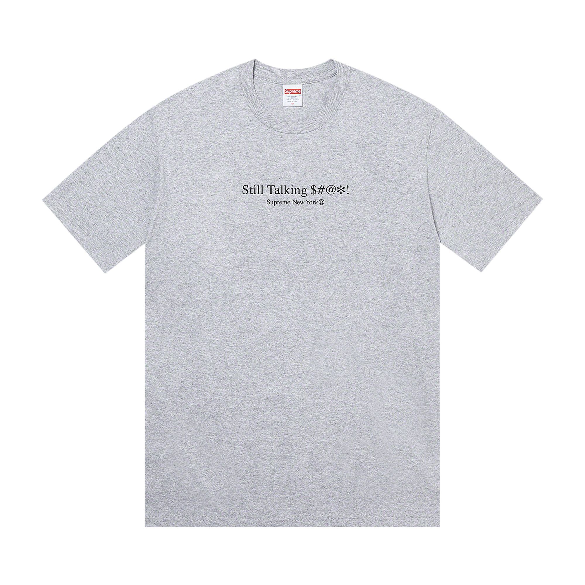 Size xl Supreme Still Talking Tee 'Heather Grey'