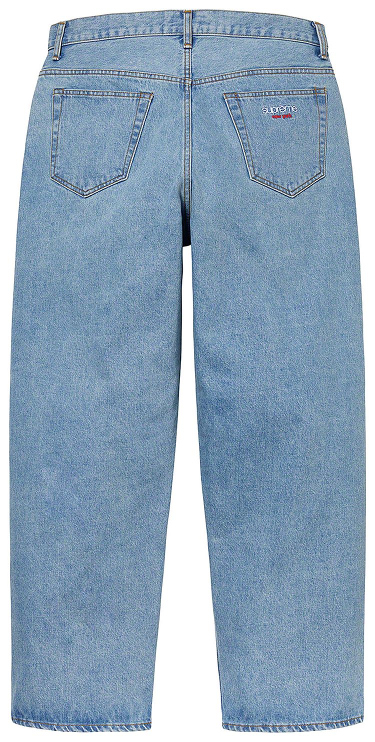 Supreme Baggy Jean Washed Indigo