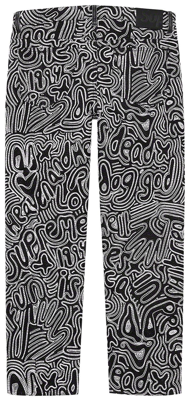 Supreme Chainstitch Regular Jean Black