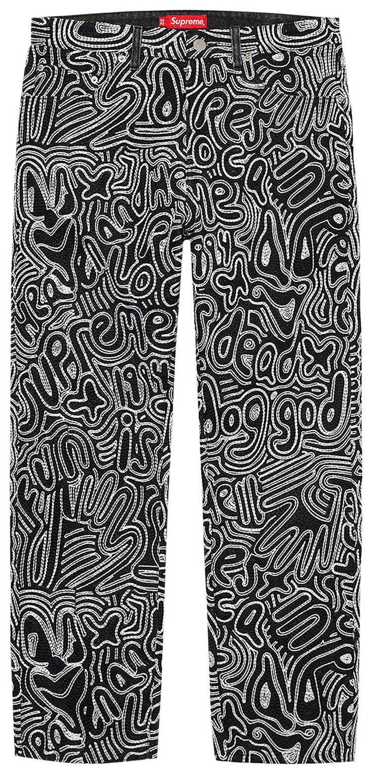 Supreme Chainstitch Regular Jean Black