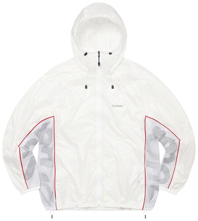 Supreme Ripstop Hooded Windshell White