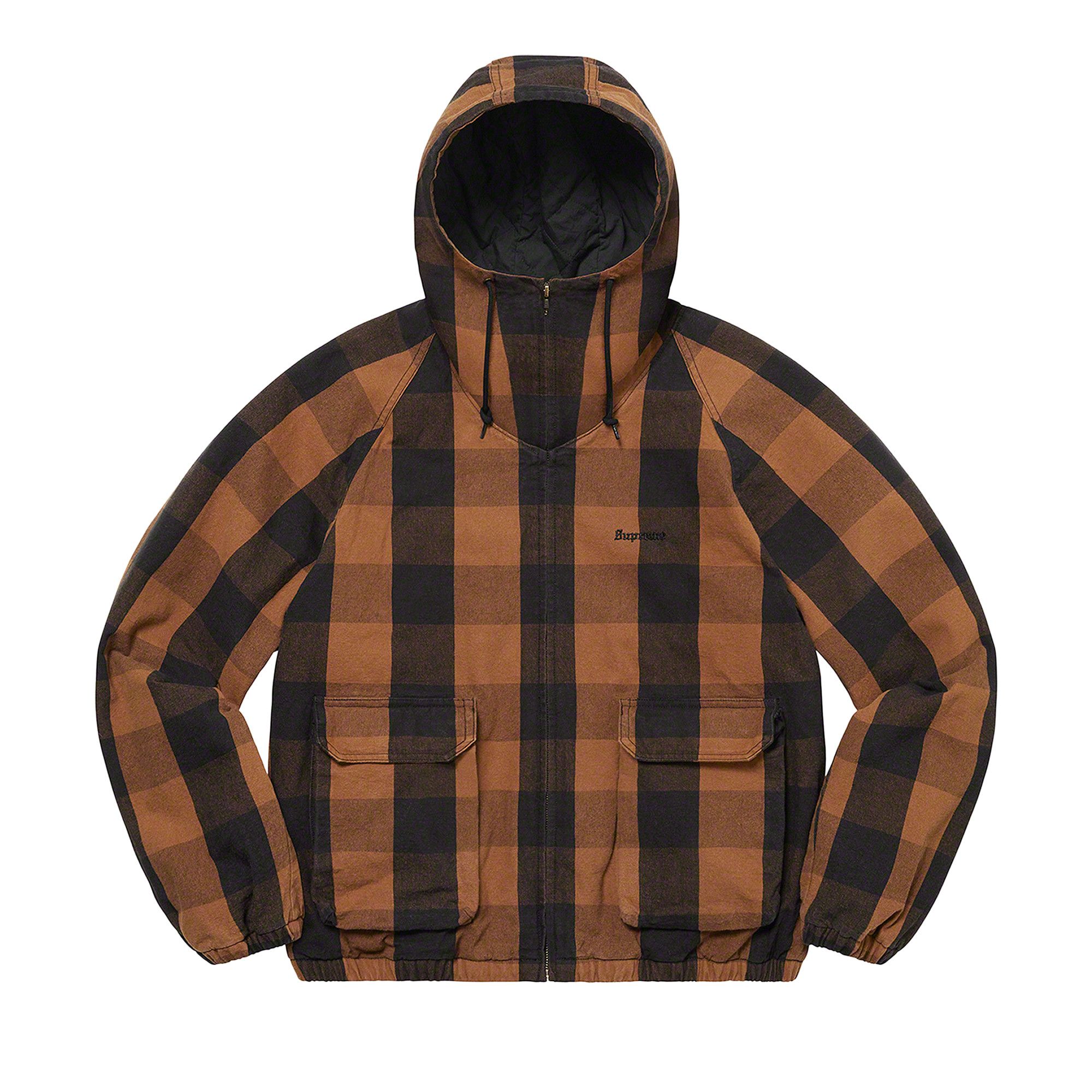 日本最級 Buy Supreme Cotton Hooded Jacket 'Brown Plaid' - SS22J82 ジャケット・アウター