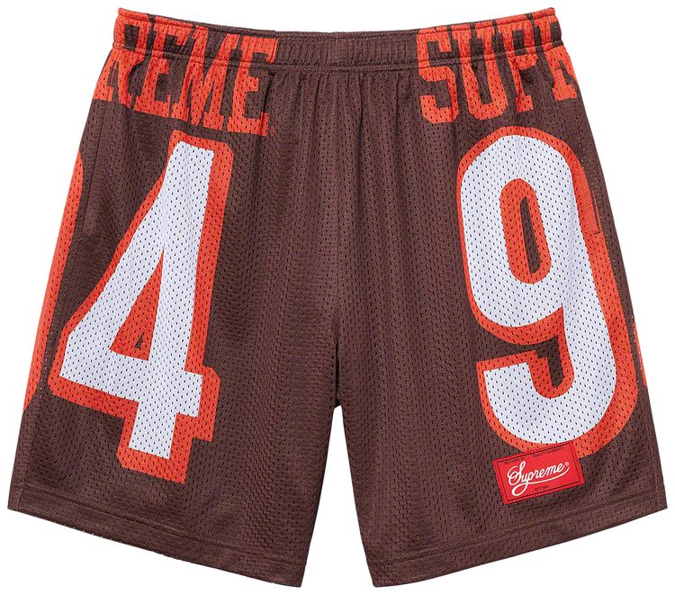 Supreme 94 Jersey Short Brown