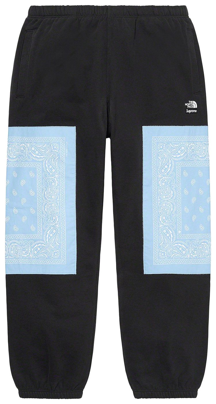 Supreme x The North Face Bandana Sweatpant Black