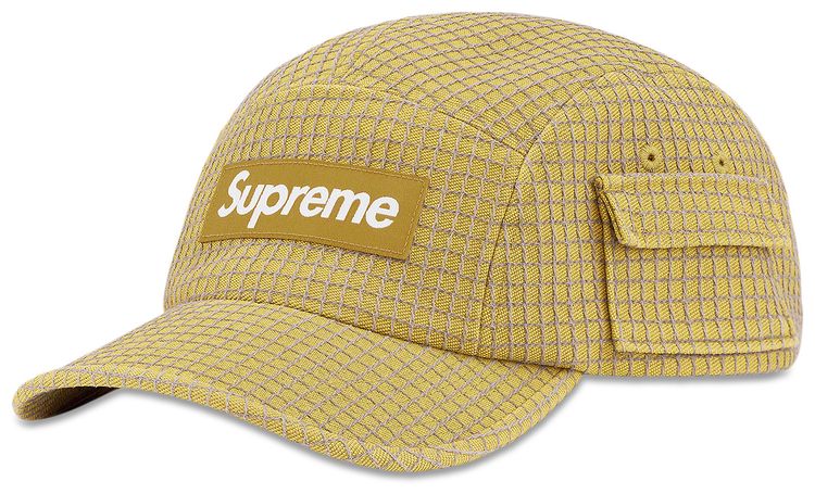 Supreme Denim Ripstop Camp Cap Yellow