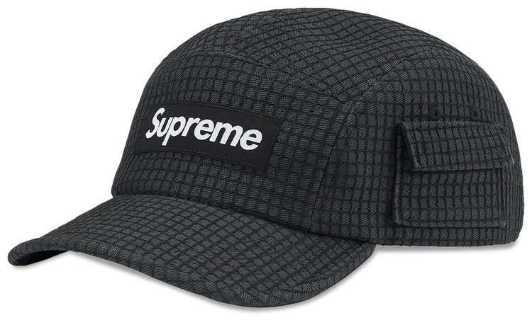 Supreme Denim Ripstop Camp Cap Black